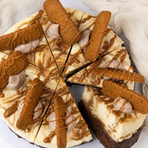 Brownie Lotus Cheese cake