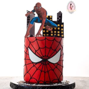 Spiderman cake