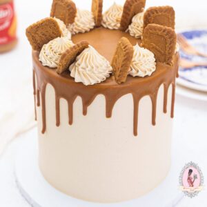 Caramel Biscoff Layer Cake