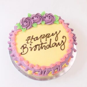 Budget buttercream cake